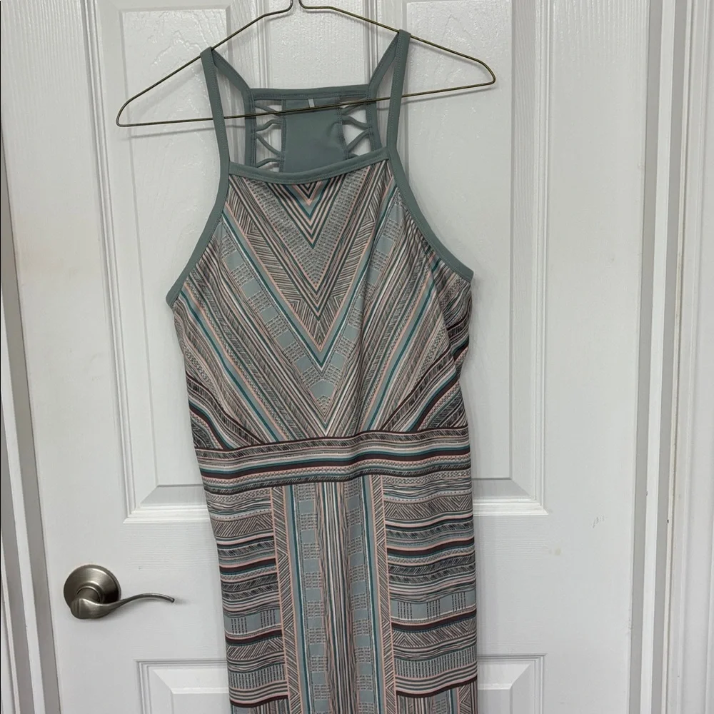Prana Ardor Dress Agave Samba Green Neutral Athletic Stretch Size Small - Picture 2 of 7